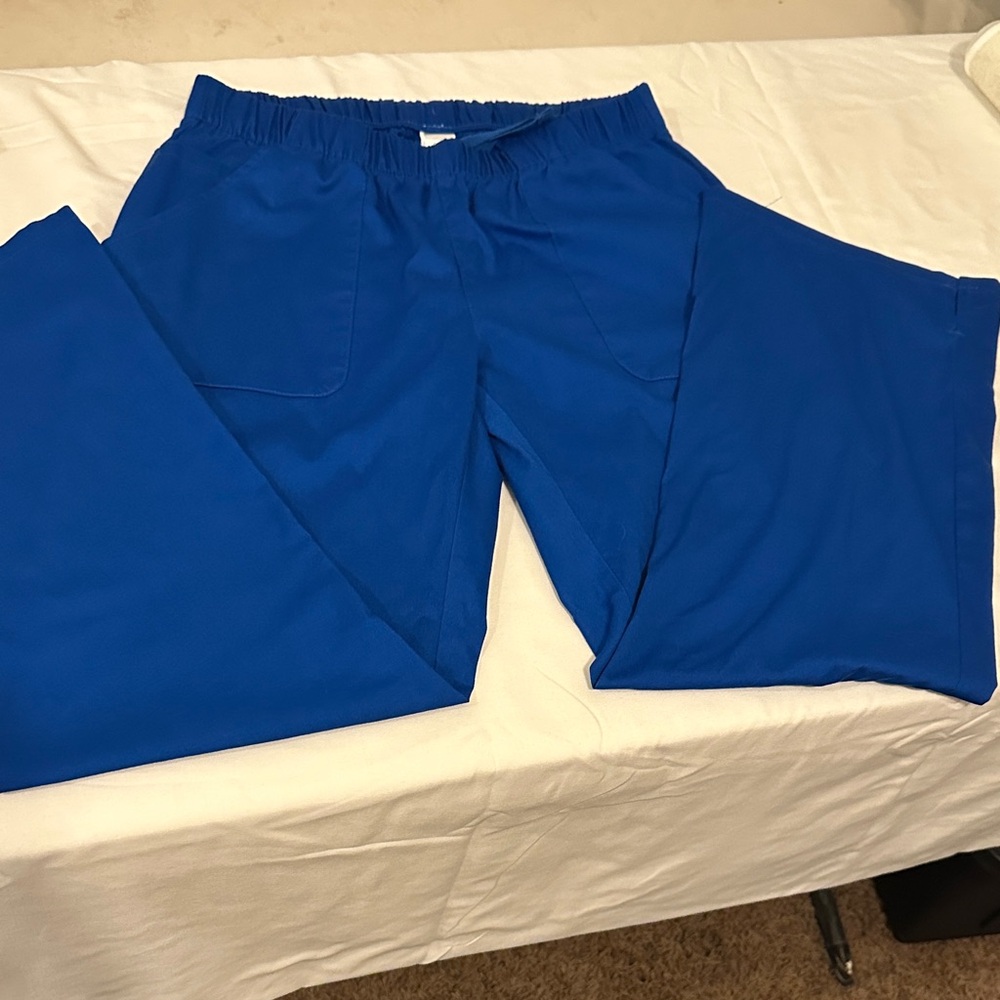 Royal Blue Mens Scrub Pants